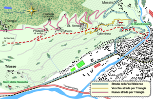 mappa di Sentiero Alessi