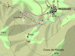 mappa di I "Funghi" di Rezzago
