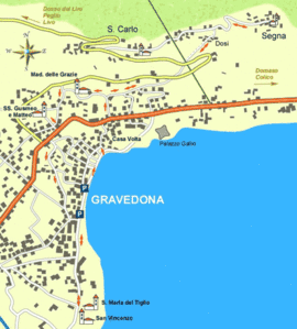 mappa di La splendida terra di Gravedona e le sue chiese