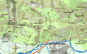 mappa di Costiera dei Cch (diviso in tre parti)