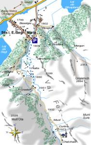 mappa di Magnifica e tranquilla Val Fex