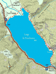 mappa di Il Lago di Poschiavo e le sue storie