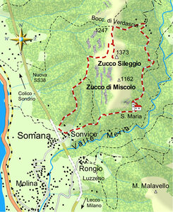 mappa di Sileggio