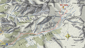 mappa di La Valle dei Ratti