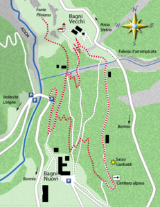 mappa di I Bagni di Bormio