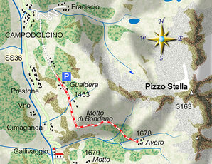 mappa di Gualdera-Avero
