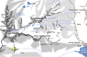 mappa di Pizzo Tambò