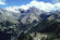 Il Monte Disgrazia domina Preda Rossa. Sulla sinistra si nota la strada che vi giunge e che dovremo percorrere.