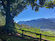 Dallo spalto di San Giovanni di Bioggio sguardo sul fondovalle e le Alpi Orobie