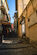 la Salita Serbelloni con la grande targa marmorea sul muro della casa che ospit Franz Liszt.