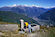 Chiavenna e l'imbocco della Val Bregaglia dominata dalla catena Pizzo Stella, Pizzo di Lago, Pizzo Gallegione, Piz dal Marc, Piz Duan 