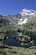 il Lago Nero con la sua minuscola isola ed il Monte Torena 