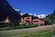 Al termine della stradina di fondovalle l'Hotel Roseg