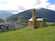 La chiesa della Madonna di Oga situata in una posizione veramente panoramica
